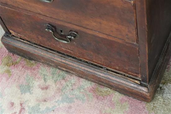 A George III mahogany pedestal partners desk a.f. W.152cm